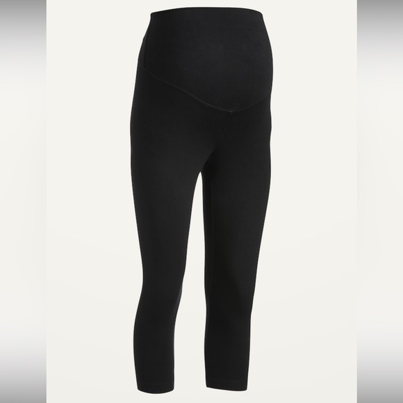 Old Navy Maternity Full Panel Cropped Leggings, size small - Picture 4 of 6